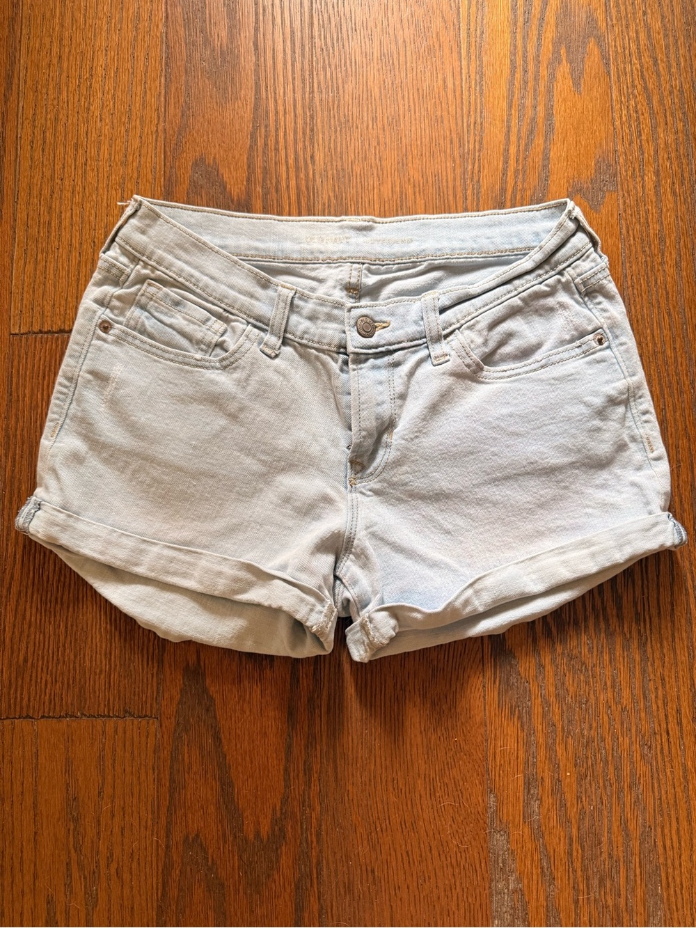 Old Navy Light Blue Denim Cuffed Women's Shorts
